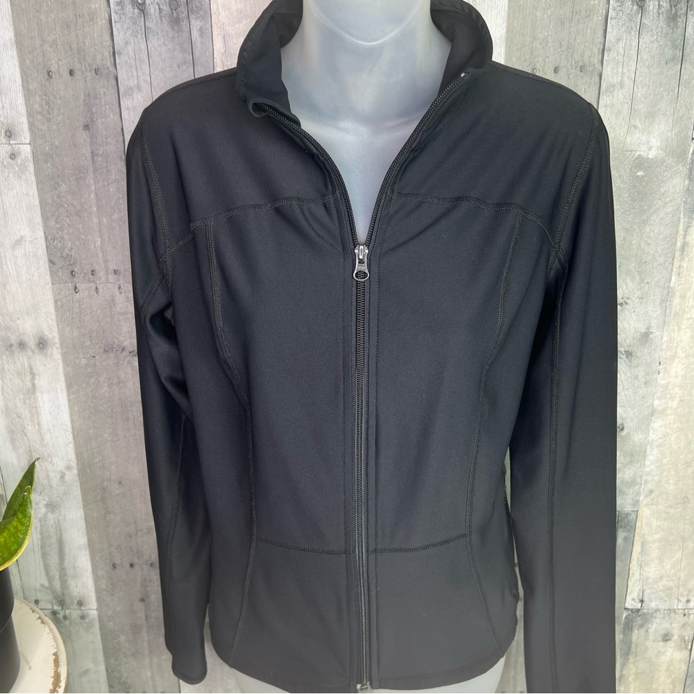 XERSION Black Lightweight Jacket Full Zip Size Small